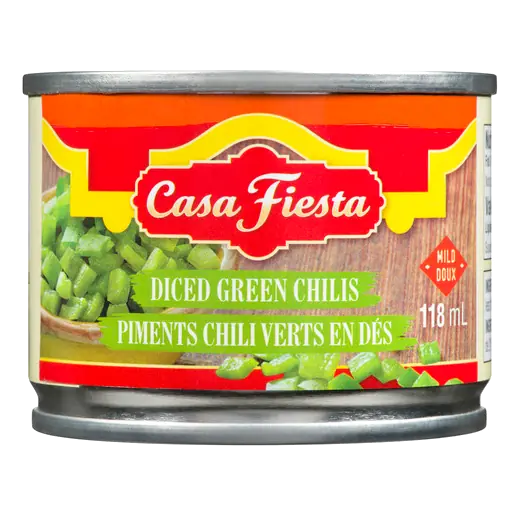 Green Chilies Diced Mild 118 ml