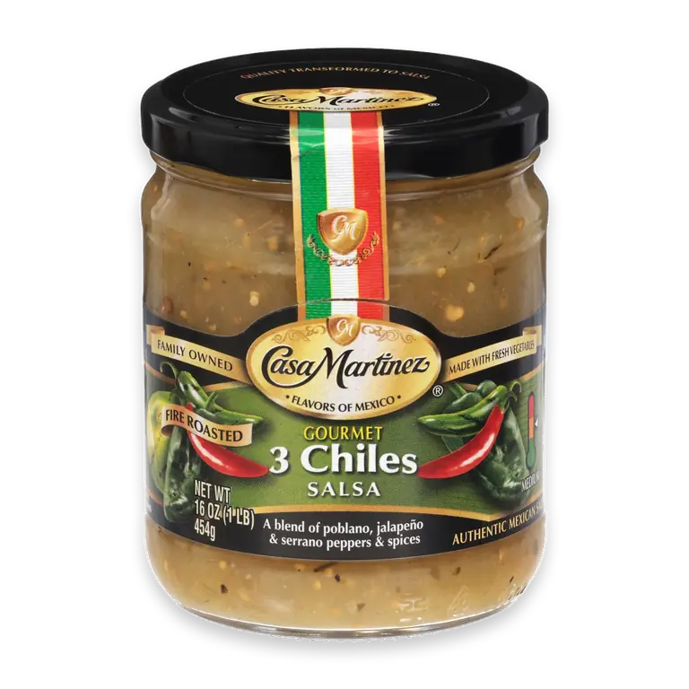 Fire Roasted Gourmet 3 Chiles Salsa