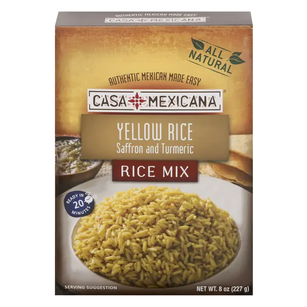 All Natural Saffron & Turmeric Yellow Rice Mix