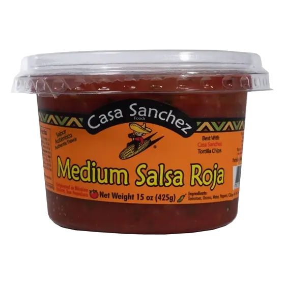 Casa Sanchez Roja Medium Salsa, 15oz