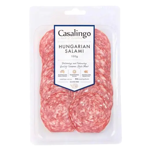 Hungarian Salami Sliced