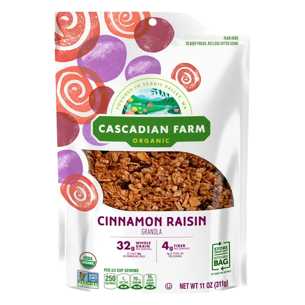Cinnamon Raisin Whole Grain Granola