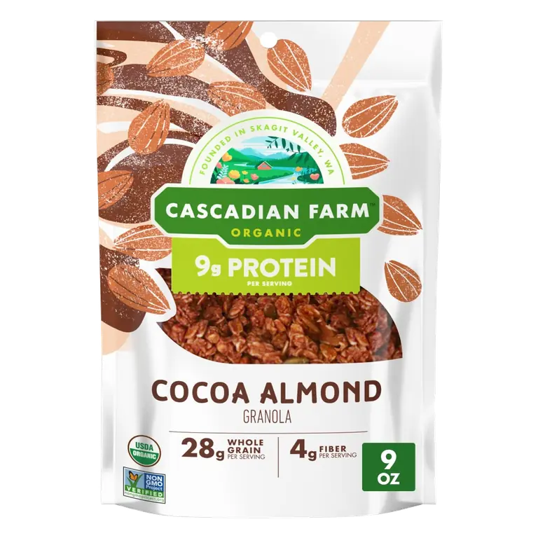 Organic Cocoa Almond Protein Granola