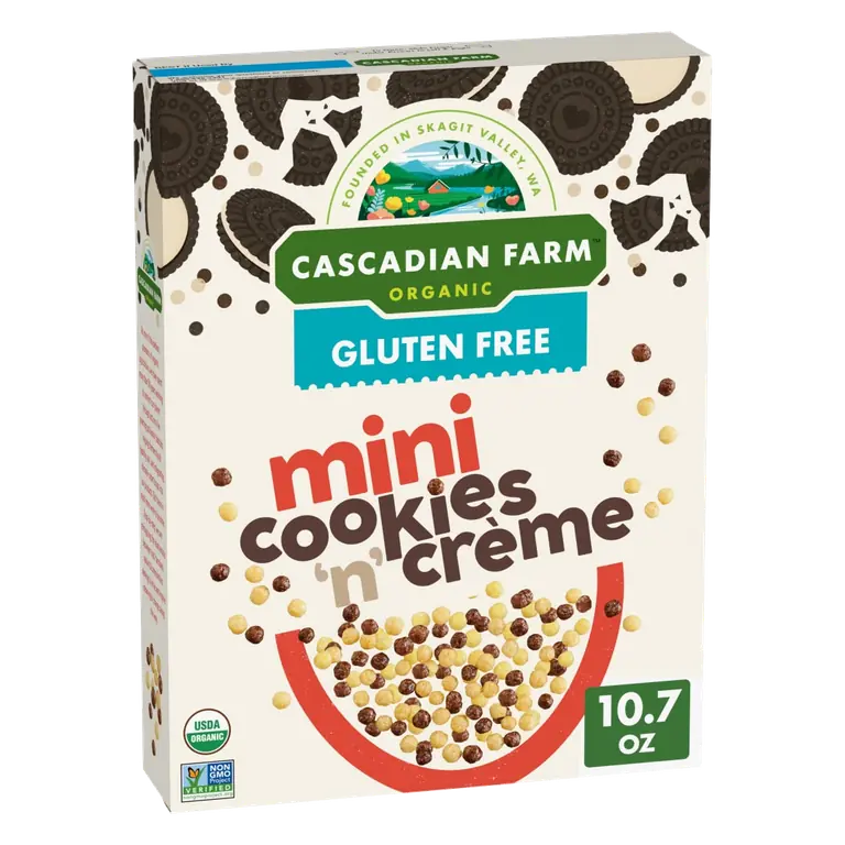 Organic Gluten Free Mini Cookies 'n' Crme Breakfast Cereal