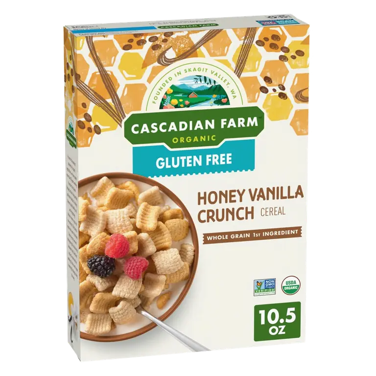 Organic Honey Vanilla Crunch Gluten Free Breakfast Cereal
