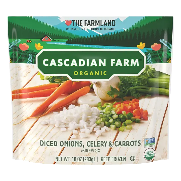 Mirepoix Diced Onions Celery & Carrots Frozen