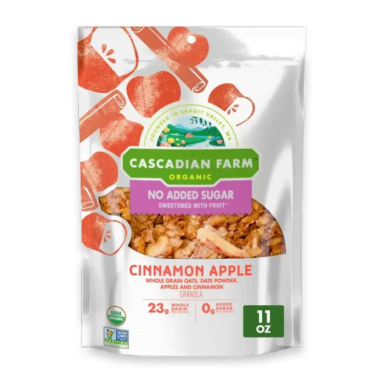 No Added Sugar Cinnamon Apple Granola