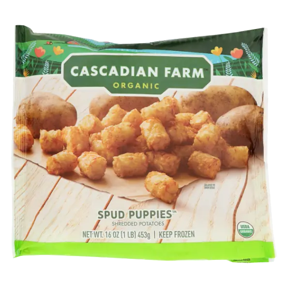 Organic Spud Puppies Shredded Potatoes