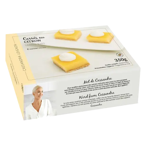 Lemon Bars 350 g (frozen)