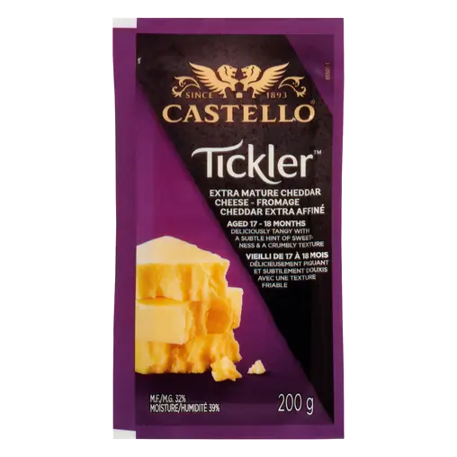 Tickler Cheddar Cheese Extra Mature 200 g