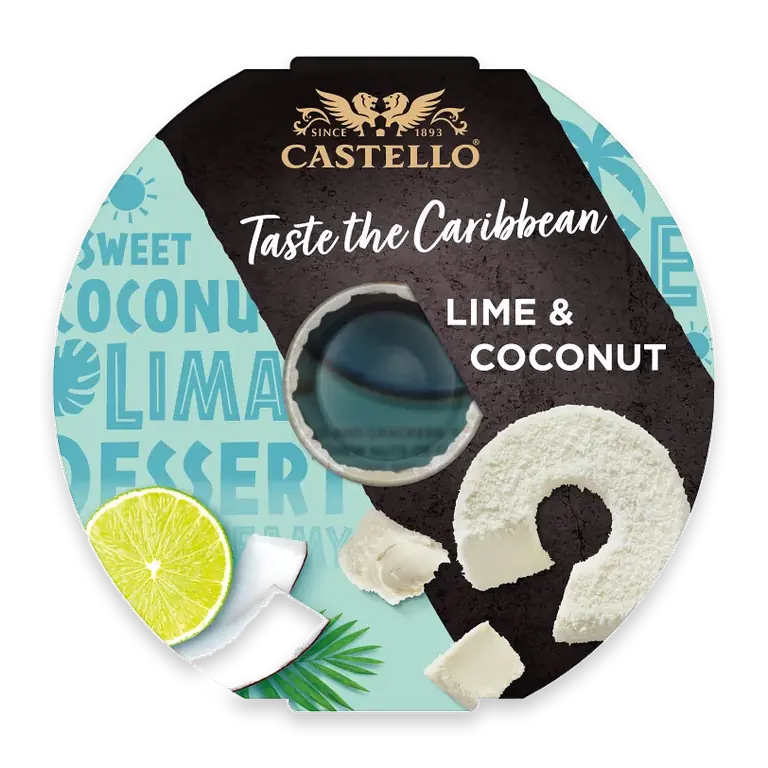 Dessertost Färskost ring lime kokos 125 g