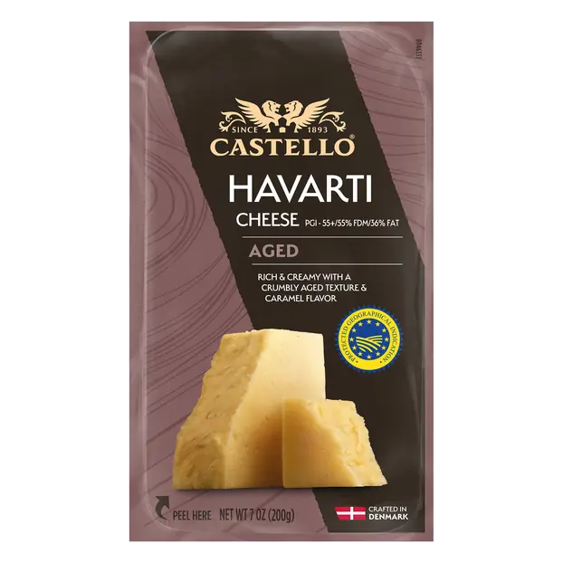 Imported Aged Havarti Cheese Block
