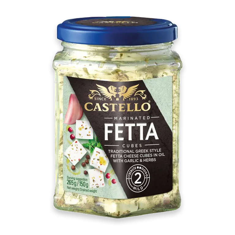 Marinated Fetta Cubes