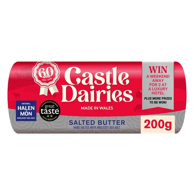 Welsh Butter With Halen Mon Sea Salt Crystals