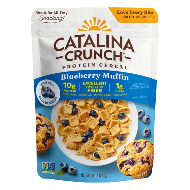 Gluten Free Keto Blueberry Muffin Protein Cereal