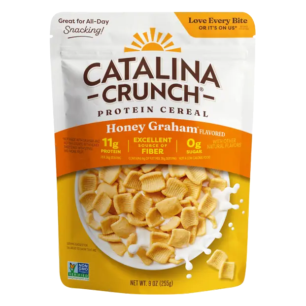 Gluten Free Keto Honey Graham Protein Cereal