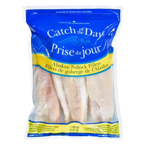 Frozen Alaskan Pollock Fillets 1.32 kg