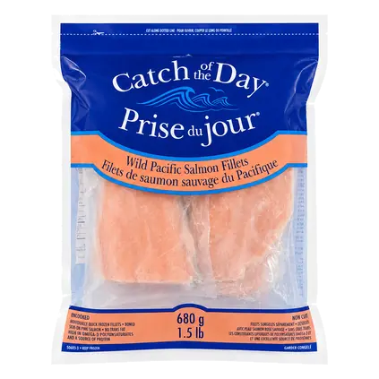 Frozen Pink Salmon Fillets 680 g