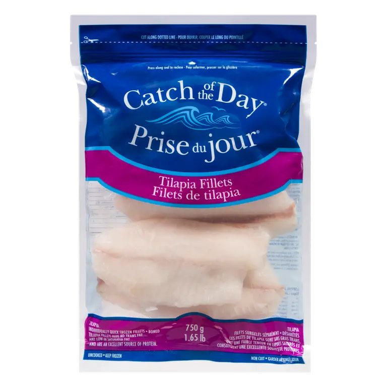 Frozen Tilapia Filets 750 g