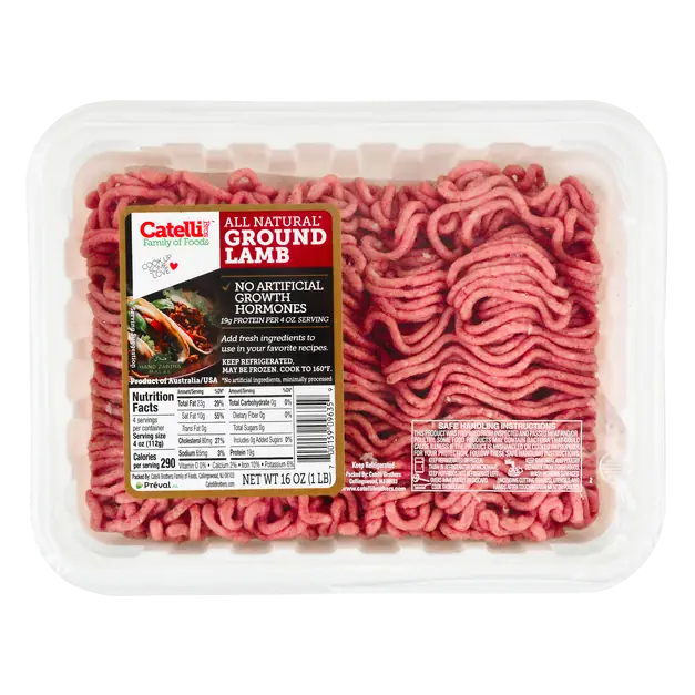 Catelli Bros All Natural Ground Lamb Fresh
