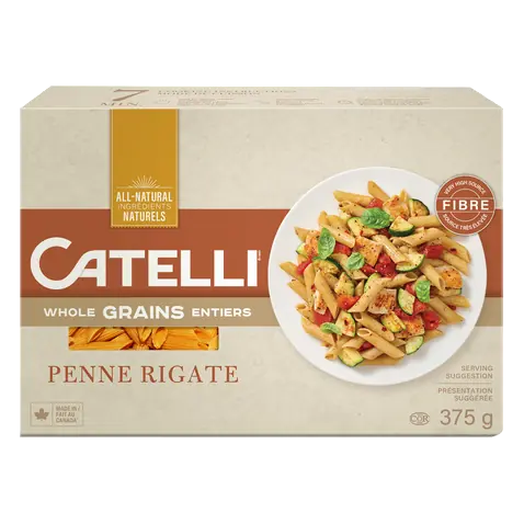 Pasta Penne Rigate Whole Grains 375 g
