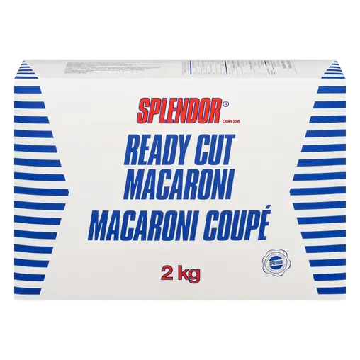 Splendor Pasta Ready Cut Macaroni 2 kg