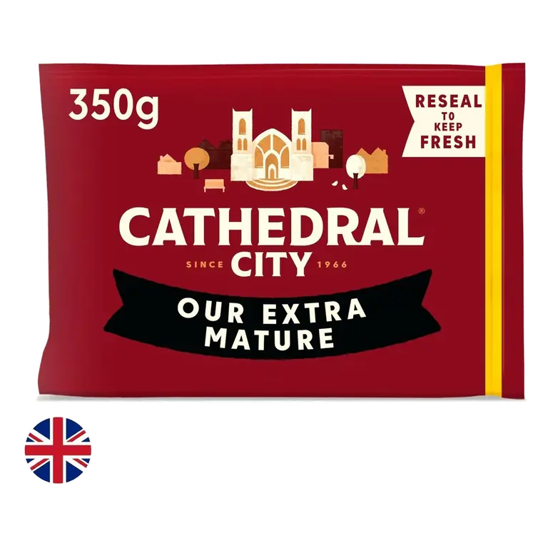 British Extra Mature Cheddar Cheese 350g
