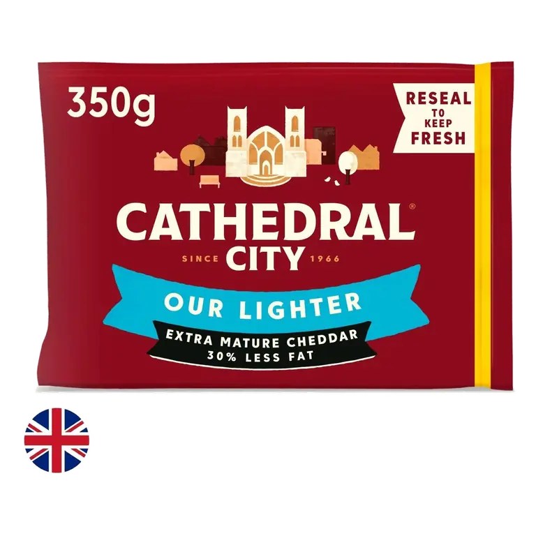 British Lighter Extra Mature Cheddar Cheese