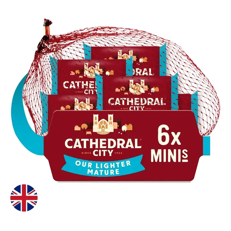 British Minis Lighter Cheddar Cheeses