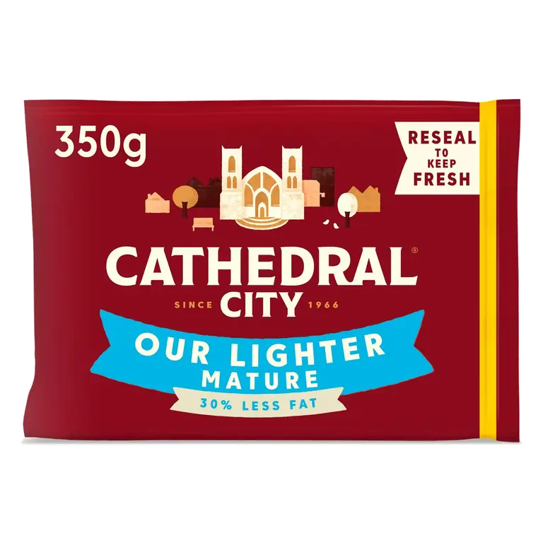 Lighter Mature Cheddar Cheese 350g