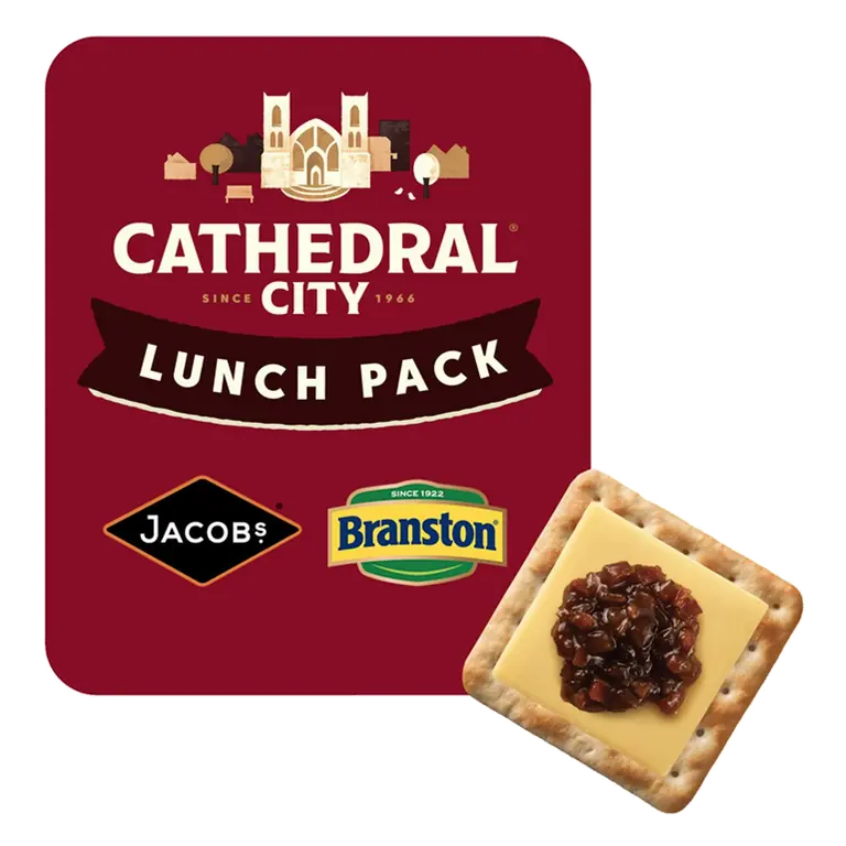 Mature Cheddar Cheese Slices, Crackers & Pickle Lunch Pack 122g