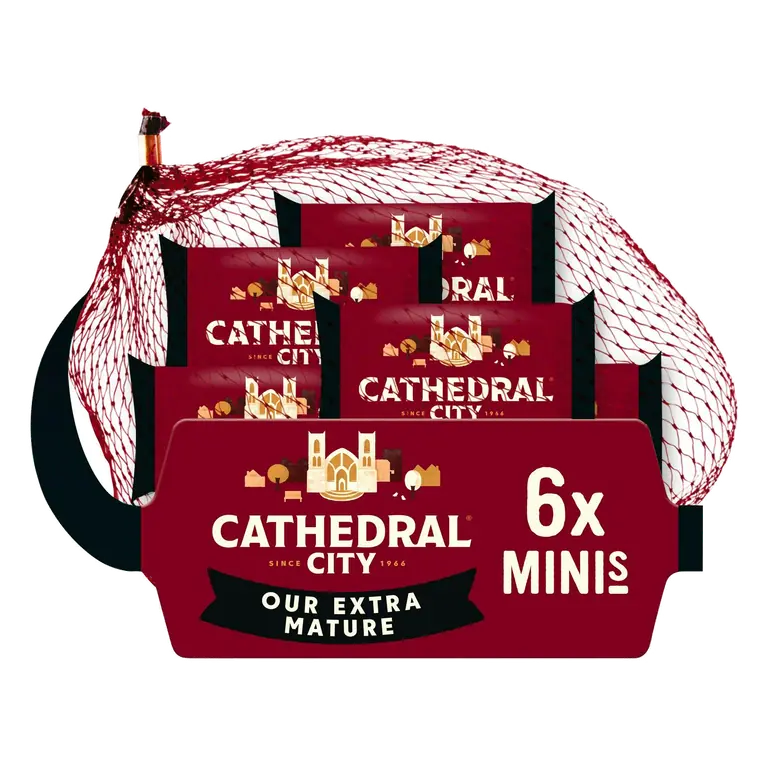 Mini Extra Mature Cheddar Cheese 6x20g
