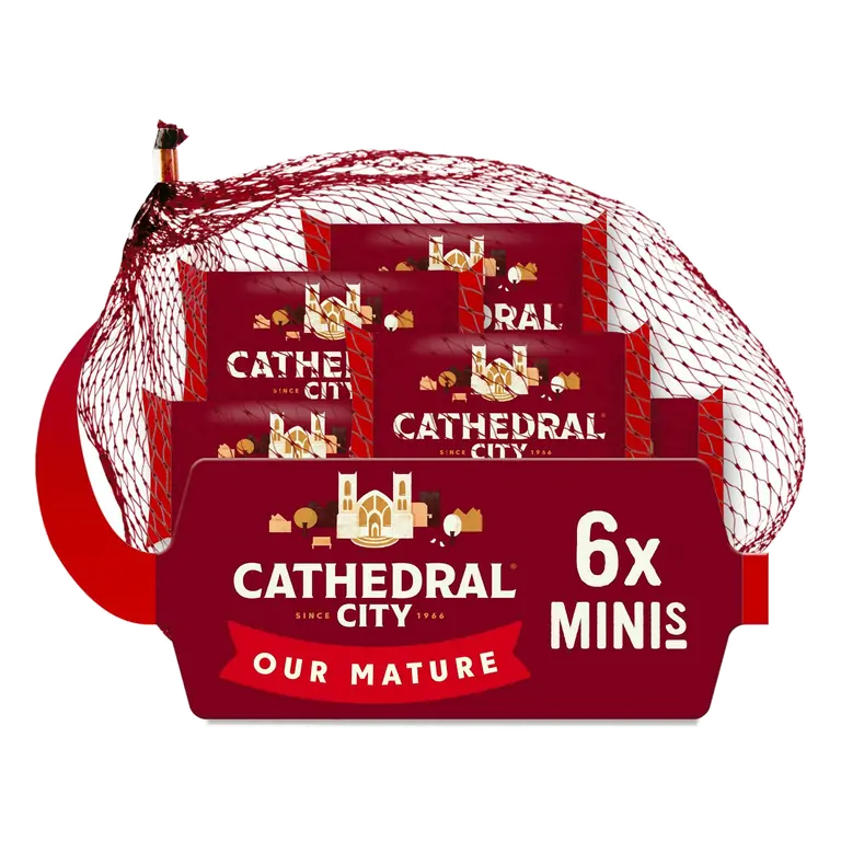 Mini Mature Cheddar Cheeses 6x20g