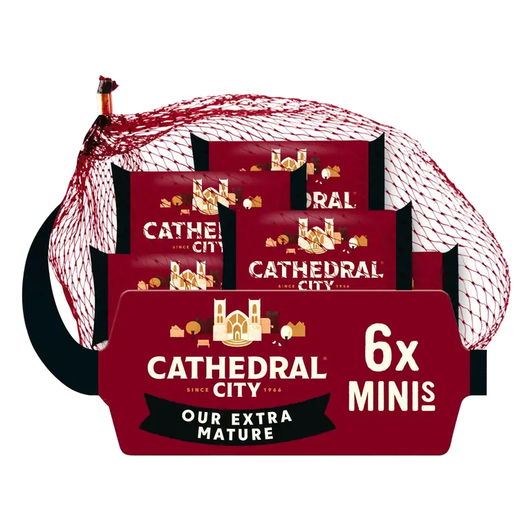 Cathedral City Minis Extra Mature Cheddar Cheese 6X20G
