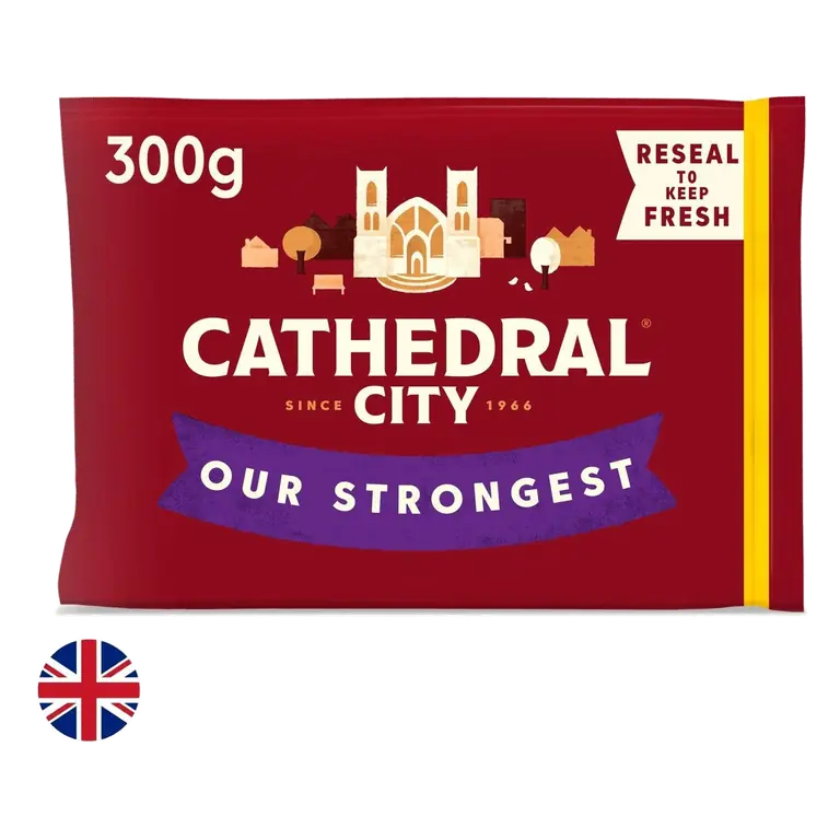 Our Strongest British Cheddar Cheese 300g