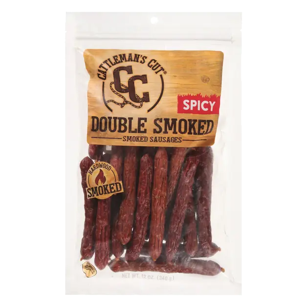 Cattleman's Cut Premium Hot & Spicy Smoked Sausages 12 oz