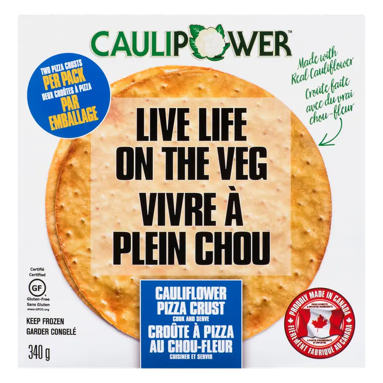 Cauliflower Pizza Crust 340 g (frozen)