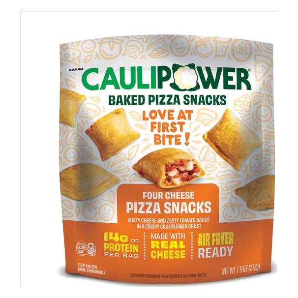 CAULIPOWER Four Cheese Pizza Snacks, 7.5 oz