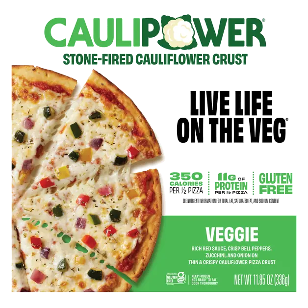 Gluten Free Cauliflower Crust Veggie Pizza Frozen
