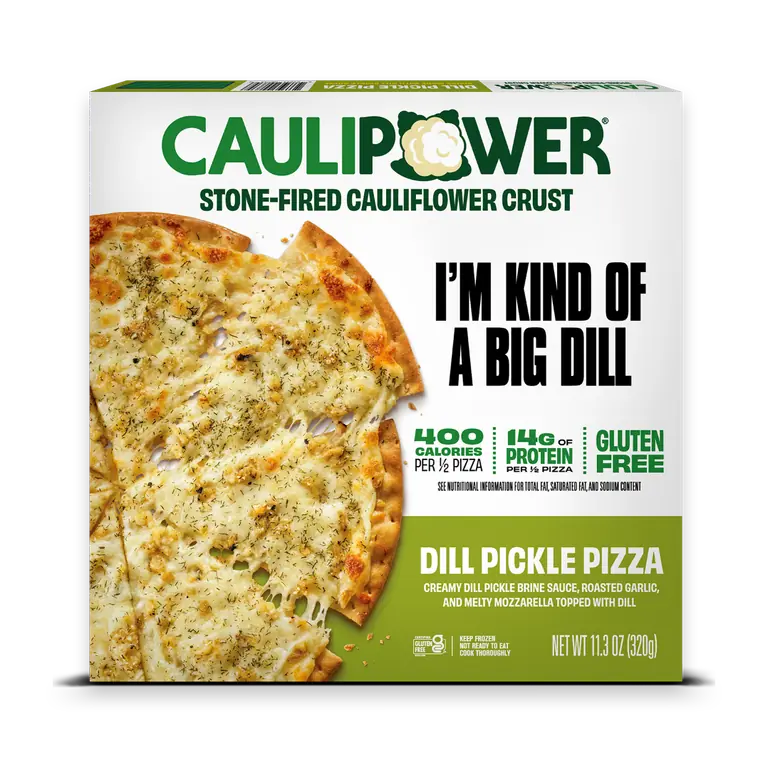 Gluten Free Dill Pickle Cauliflower Crust Frozen Pizza