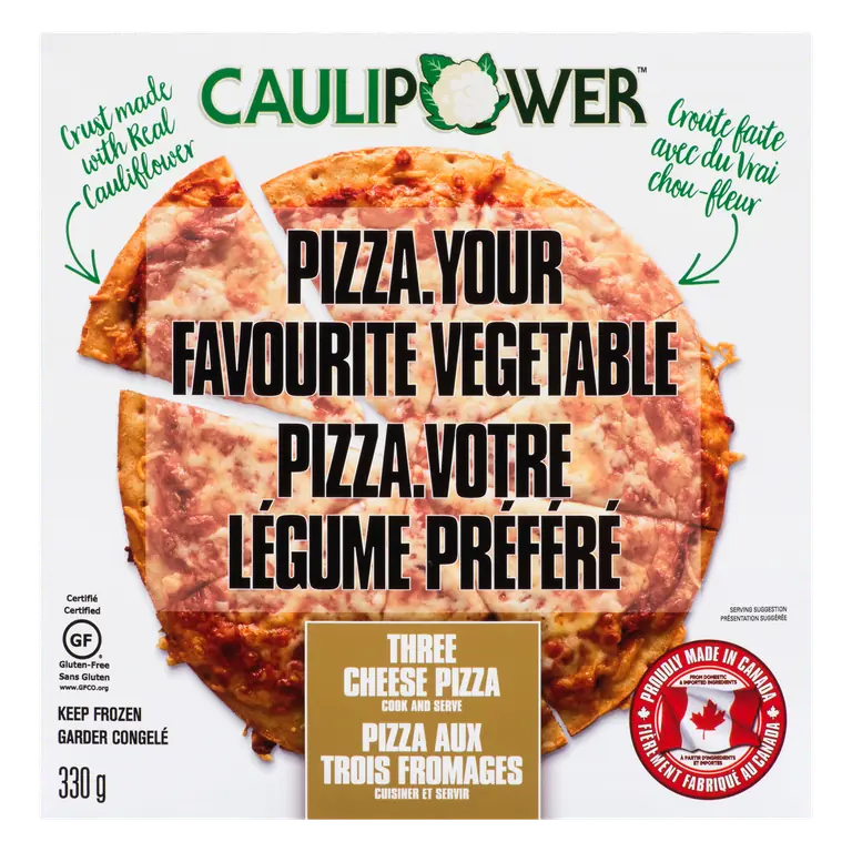 Gluten-Free Frozen Pizza Three Cheese 329 g
