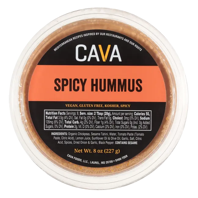 Gluten Free Vegan Spicy Hummus