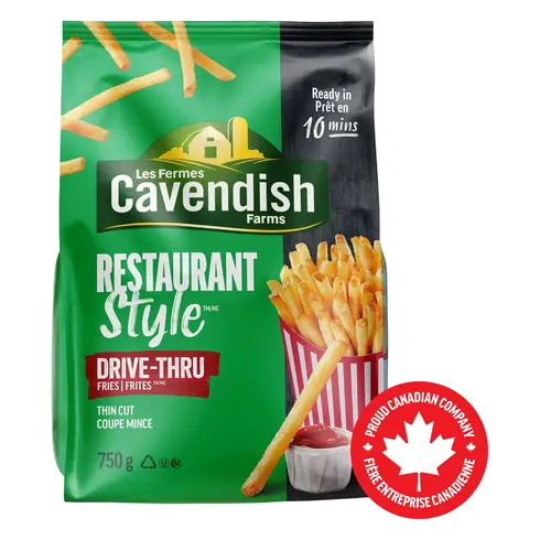 Frozen Fries Restaurant Style Drive-Thru 750 g
