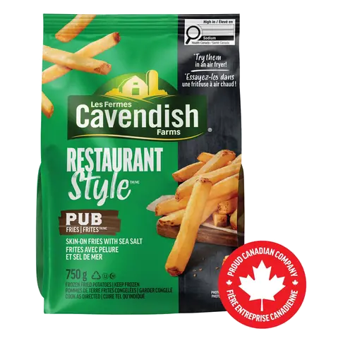 Frozen Pub Fries Restaurant Style 750 g