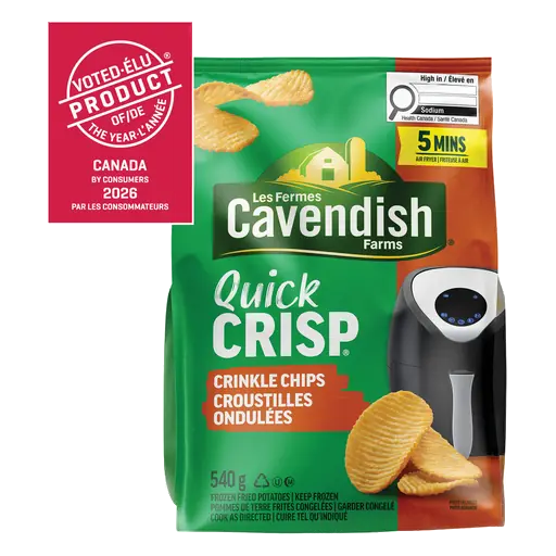 Quick Crisp Frozen Crinkle Chips 540 g