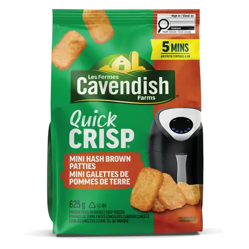 Quick Crisp Mini Hash Brown Patties 625 g
