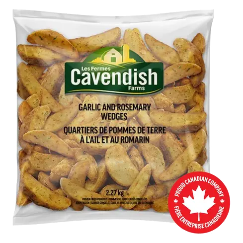 Potato Wedges Garlic & Rosemary Club Pack 2.27 kg