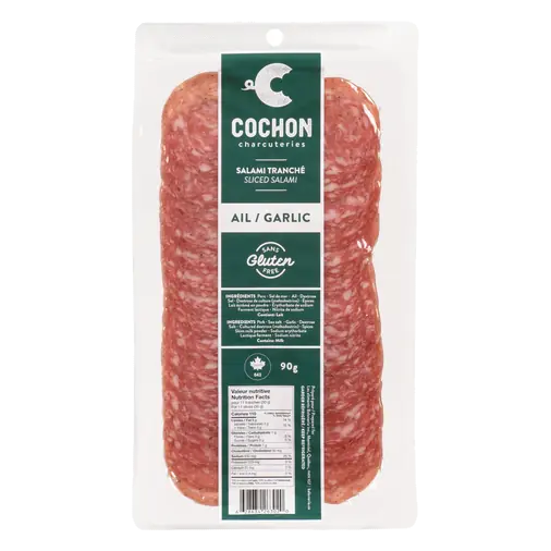 C'Cochon Salami Sliced Garlic 90 g