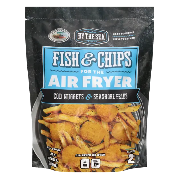 By the Sea Fish & Chips for the Air Fryer Frozen