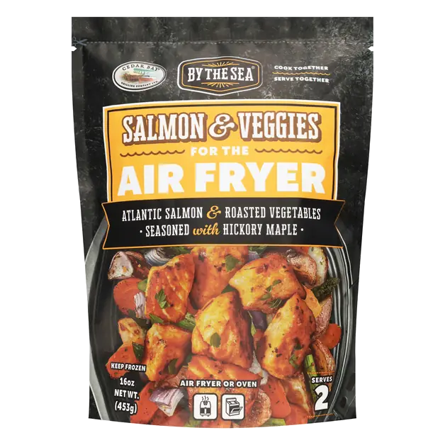 By the Sea Salmon & Veggies for the Air Fryer Frozen